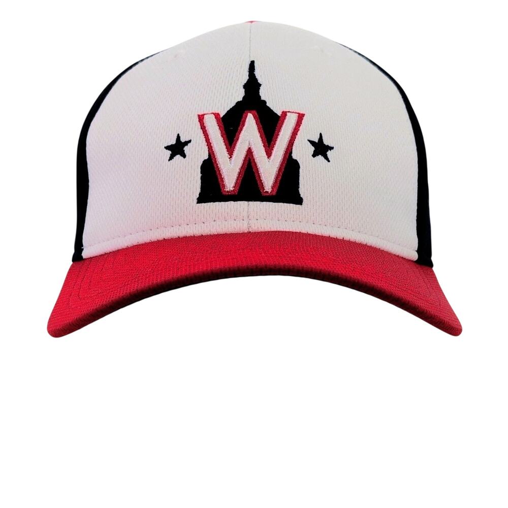 Washington Nationals Baseball Cap OC Sports MLB Adjustable Red White Blue Men's